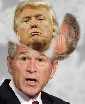 George W Bush channels Donald Trump