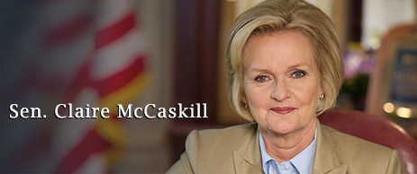 Senator from Missouri, Claire McCaskill (Dem).